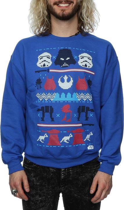 Produktbild Star Wars Dark Side Fair Isle Christmas Sweatshirt (XL)