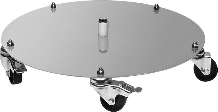 Produktbild VAR Fahrgestell mit 5 Rollen, Edelstahl, mit Feststellbremse