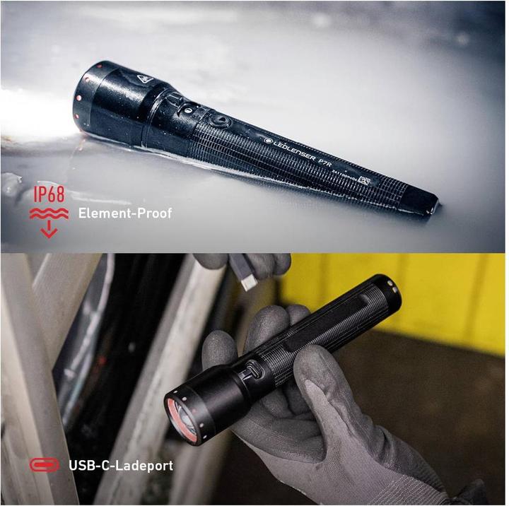 Actual product image Ledlenser Akku-Taschenlampe P7R 25-120072000Lumen (15.90 cm, 1200 lm)