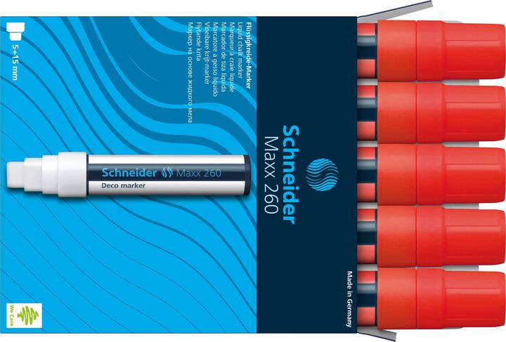 Produktbild Schneider Kreidemarker Maxx 260 5-15mm rot (Rot, 15 mm, 1 x)