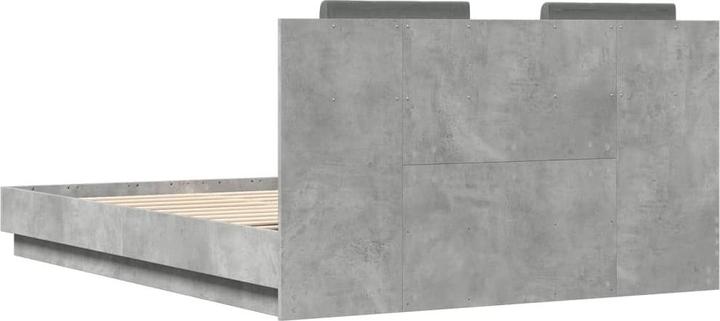 Actual product image vidaXL Bed frame with headboard and LED lights (120 x 200 cm)