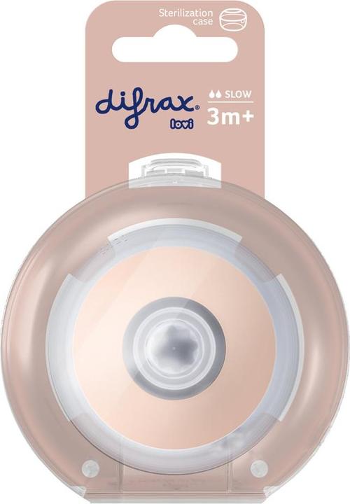 Produktbild Difrax Mammafeel Dynamischer Flaschensauger Slow 3M+ / S