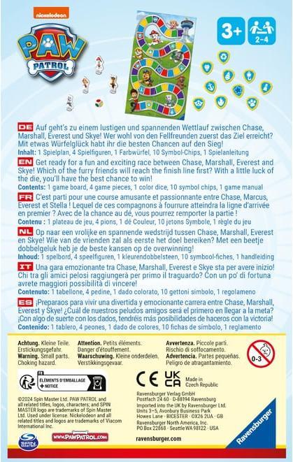 Immagine prodotto Ravensburger Paw Patrol - Gara con la torre. (Italiano, Spagnolo, Inglese, Francese, Tedesco, Olandese)