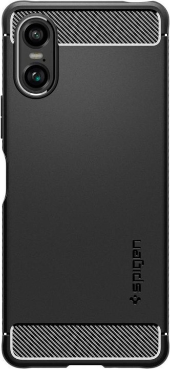 Produktbild Spigen Rugged Armor Hülle für Sony Xperia 10 VI – mattschwarz (Sony Xperia 10 VI)
