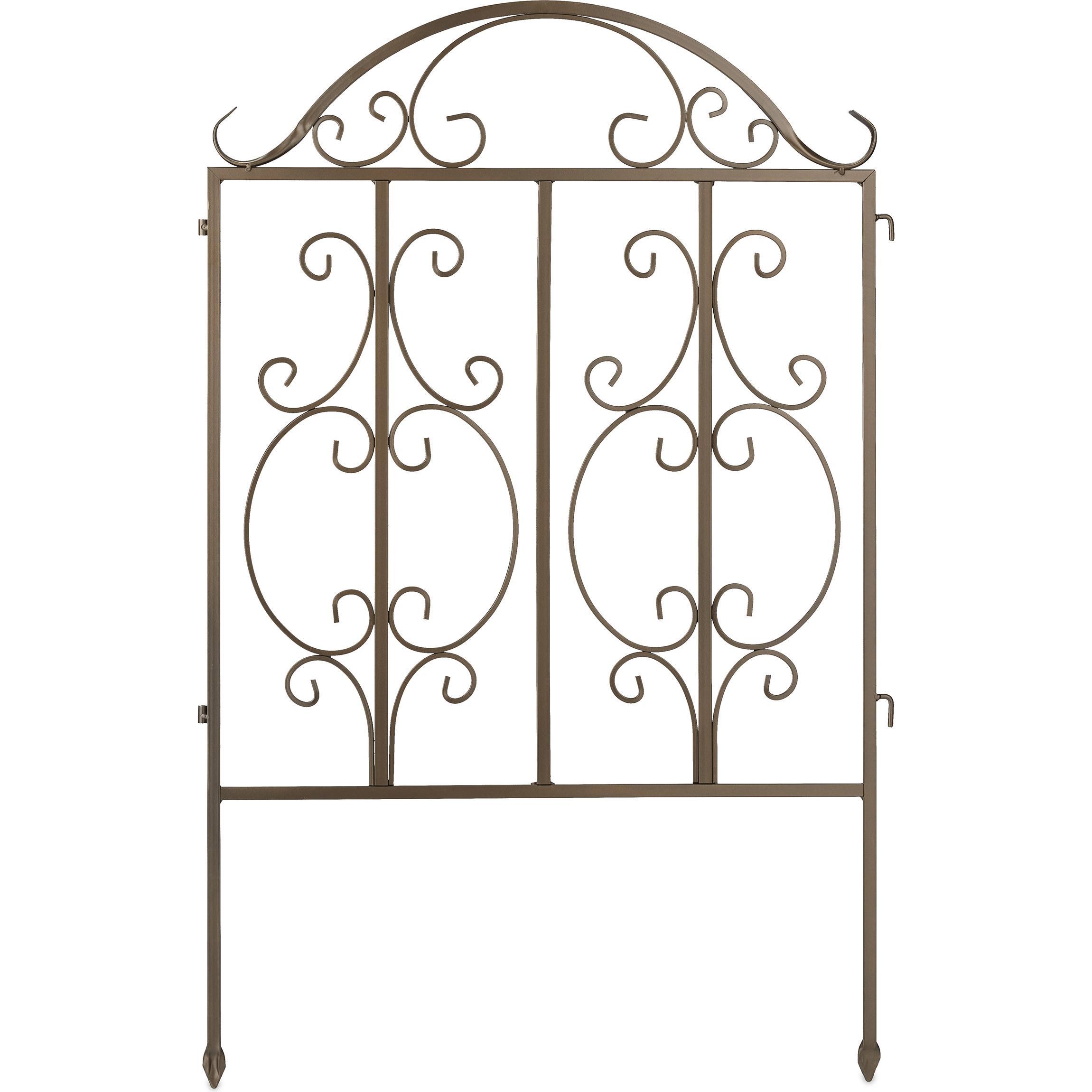 Relaxdays, Gartenzaun, Gartenzaun