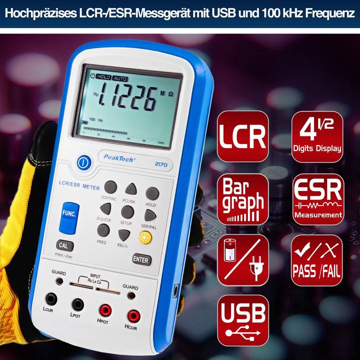 Actual product image Peaktech P 2170 LCR-Meter (Frequency counter)