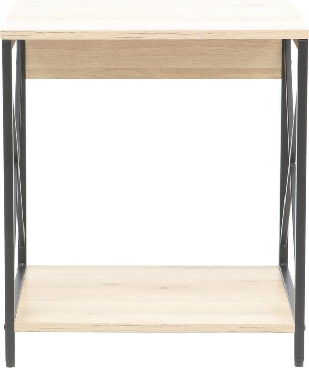 Produktbild HTI-Living Beistelltisch Cedrik Artisaneiche-Schwarz (40 x 48 x 54 cm)