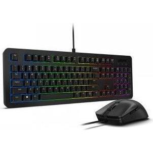 Lenovo Computertastatur Legion KM310 RGB Gaming Tastatur und Maus Set Verkabelt US Englisch Bla, Not