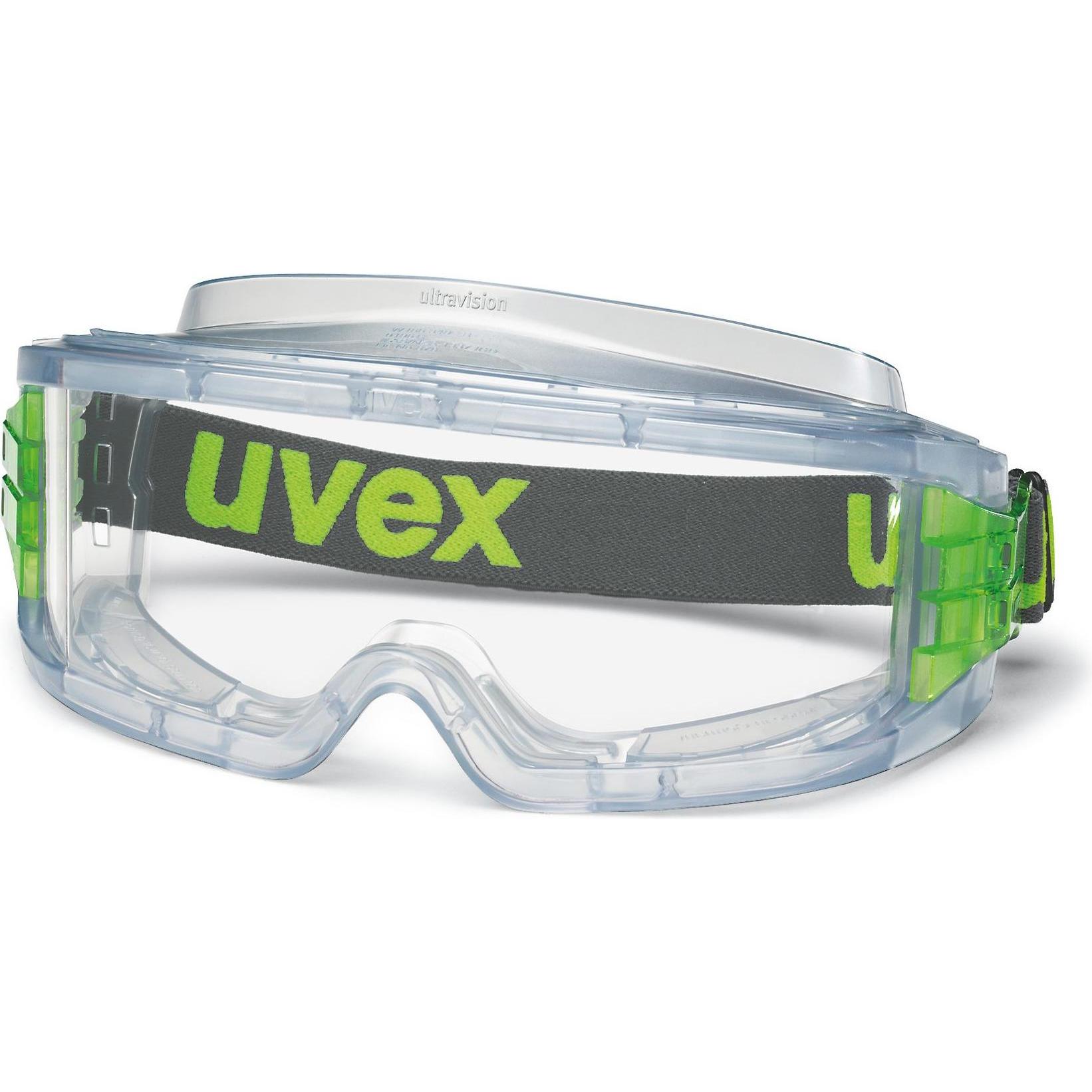 Uvex Safety, Schutzbrille + Gesichtsschutz, Schutzbrille 9301714 Blau, Rot