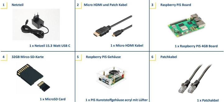 Productafbeelding Raspberry Pi Raspberry Pi5 - 4gb instap Ki