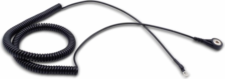 Produktbild Quadrios ESD-Erdungskabel 3.60 m Druckknopf 4 mm, Ringkabelschuhanschluss