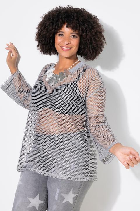 Immagine prodotto Angel of Style Pullover, Lochstrick, Metallic-Effekt (58)