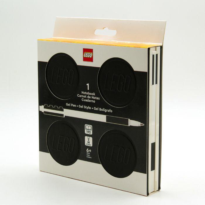 Produktbild LEGO Notizbuch mit Stift schwarz (Blanko)