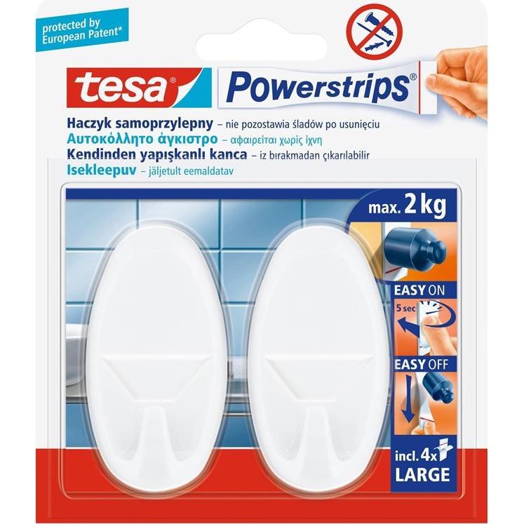 tesa, Klebehaken + Klebenagel, Powerstrips Haken