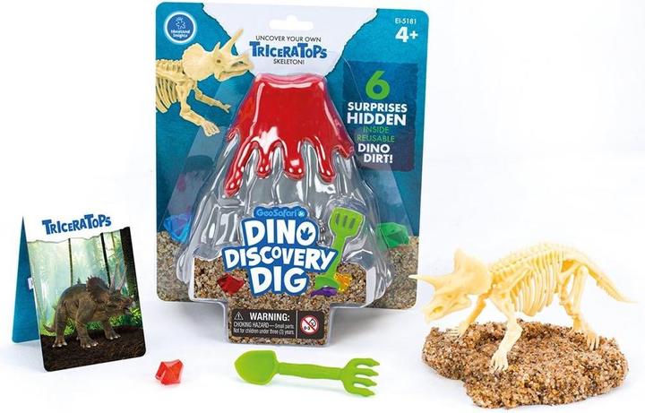 Productafbeelding Dinosaurus skeletvormen, tricerat opgravingen