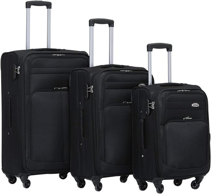 Produktbild Beibye Reisekoffer, Schwarz, Set (115 l)
