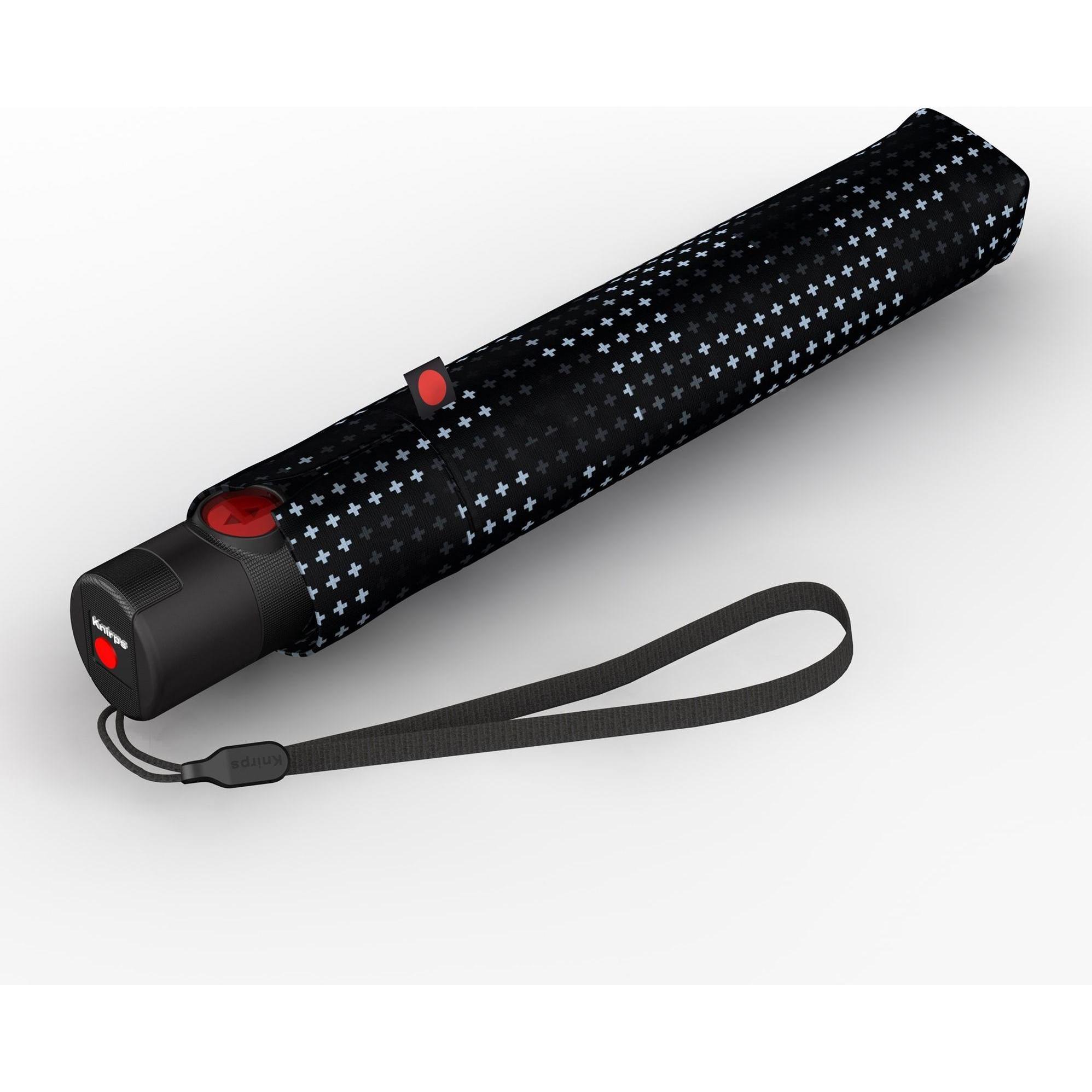 Thumbnail - Knirps, Regenschirm, U.200 Duomatic Taschenschirm 28 cm, Grau