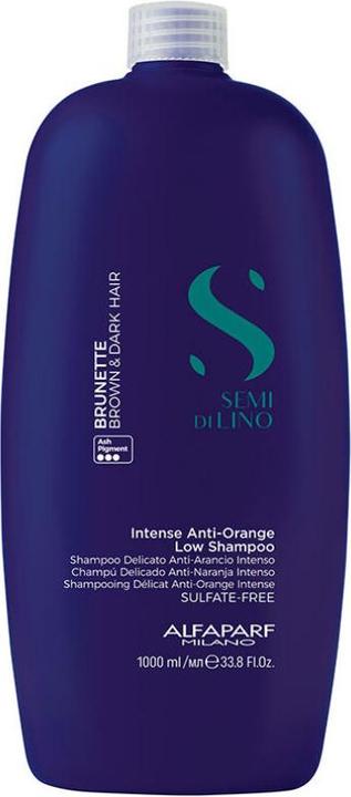 Actual product image Alfaparf Semi Di Lino Anti-Orange Low Shampoo (1000 ml, Liquid shampoo)