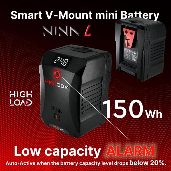 Image du produit Hedbox Cine V Lock Mount ( High Dur Aluminium )14.8V / 150Wh / 10050mAh15A / 250W Max LoadUSB-A Output 5V (Batterie de l'appareil photo)