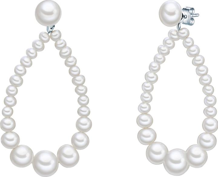 Produktbild Valero Pearls Damen Sterling Silber Süsswasser-Zuchtperlen silber - 24433 (Sterling Silber)