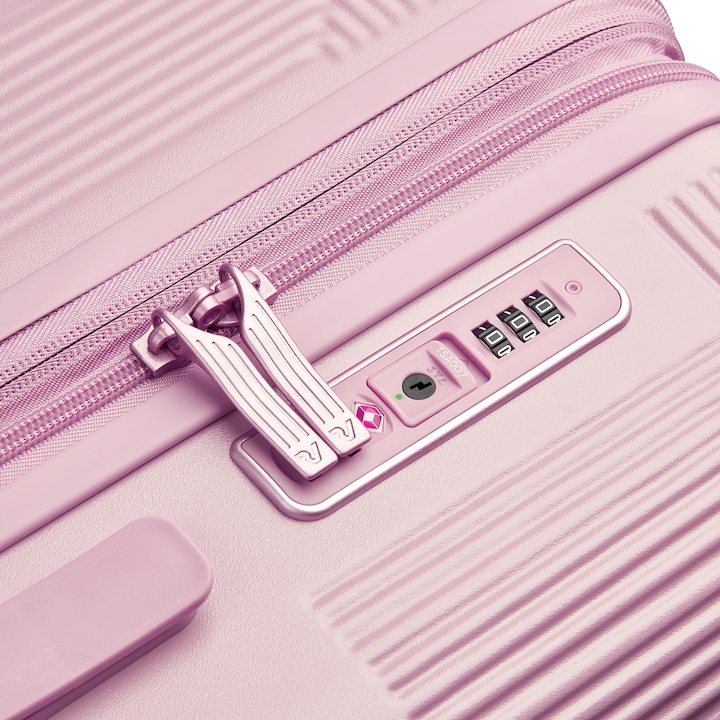 Immagine prodotto Roncato Set di valigie Airglam a 4 ruote 3 pezzi con piega elastica (236 l, XL (da 115l))