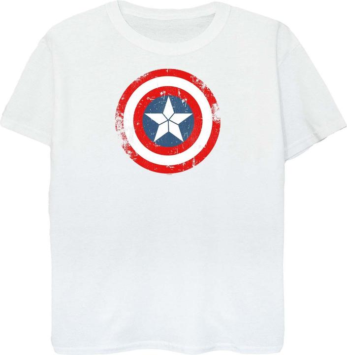 Produktbild Captain America Civil War Distressed Shield TShirt (L)