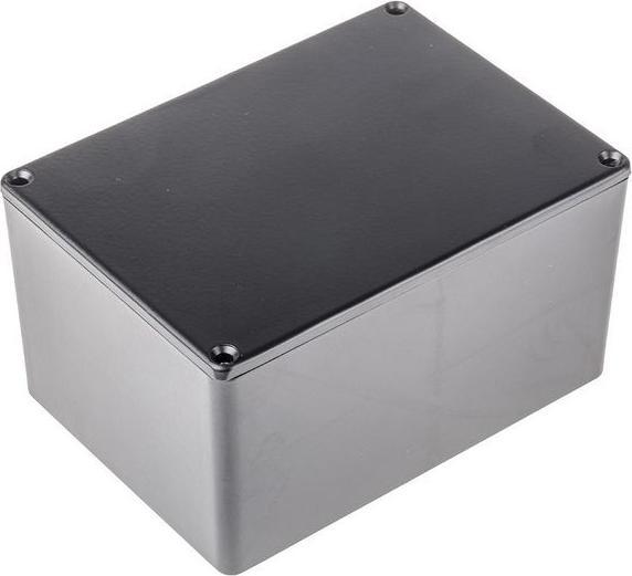 Produktbild RS PRO Gehäuse Aluminium 140x100x75mm schwarz (Gehäuse)