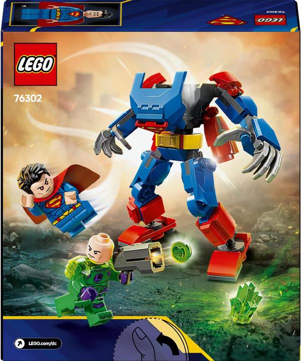 Actual product image LEGO Superman Mech vs. Lex Luthor (76302, LEGO DC)