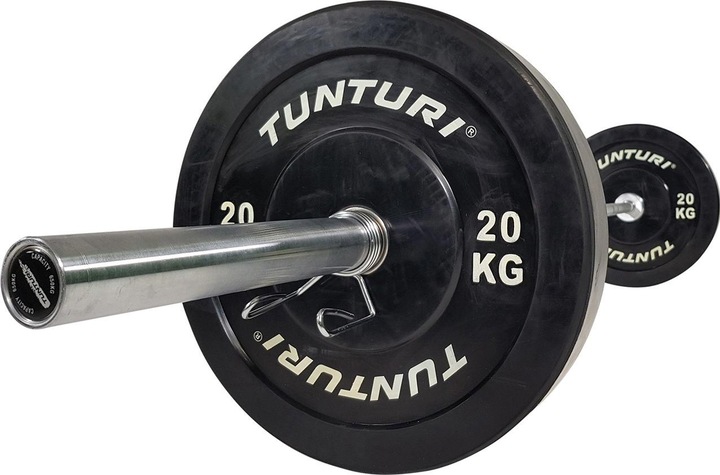 Actual product image Tunturi Bumper Plate Hantelscheiben 50 mm 20 kg (1 x 20 kg)