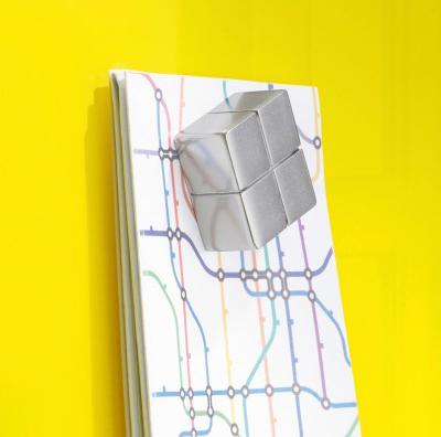 Actual product image Sigel SuperDym magnets C10 Extra-Strong, up to 13 sheets (A4, 80g/m²), cube design, 20x20 mm, 2 pcs. (2 x)