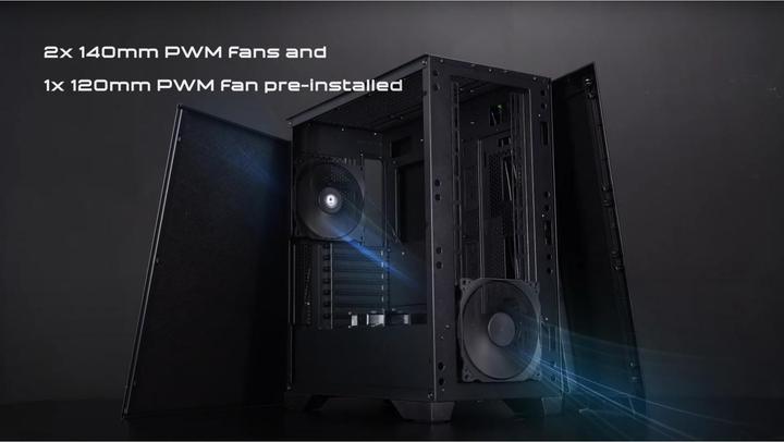 Produktbild Chieftec APEX Q GA-01B-Q-OP ATX (E-ATX, mATX, ATX, Mini-ITX)