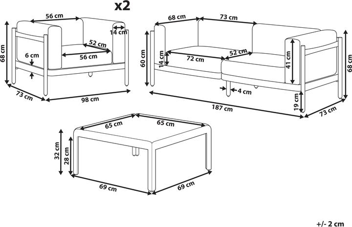 Actual product image Beliani Ferretti