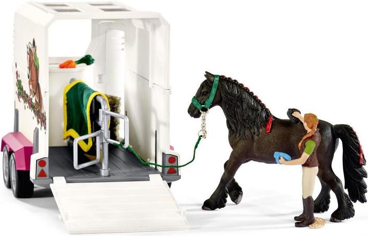 Image du produit Schleich Pick-up avec remorque à chevaux