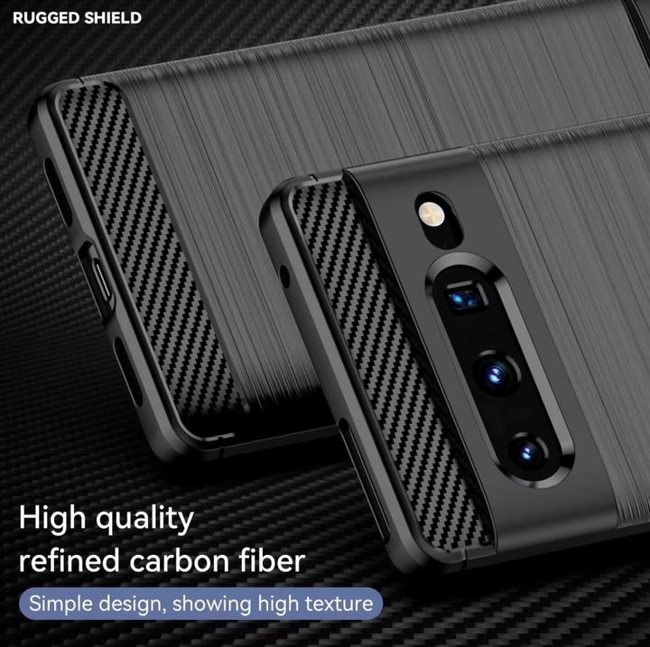 Produktbild Screenguard Carbon Brushed Soft TPU Case (Google Pixel 7 Pro)