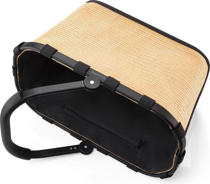 Productafbeelding reisenthel carrybag frame raffia black
