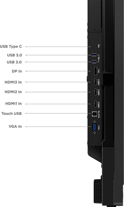 Actual product image Lenovo ThinkVision T65 65 inch LFD with Camera (3840 x 2160 Pixels, 65")