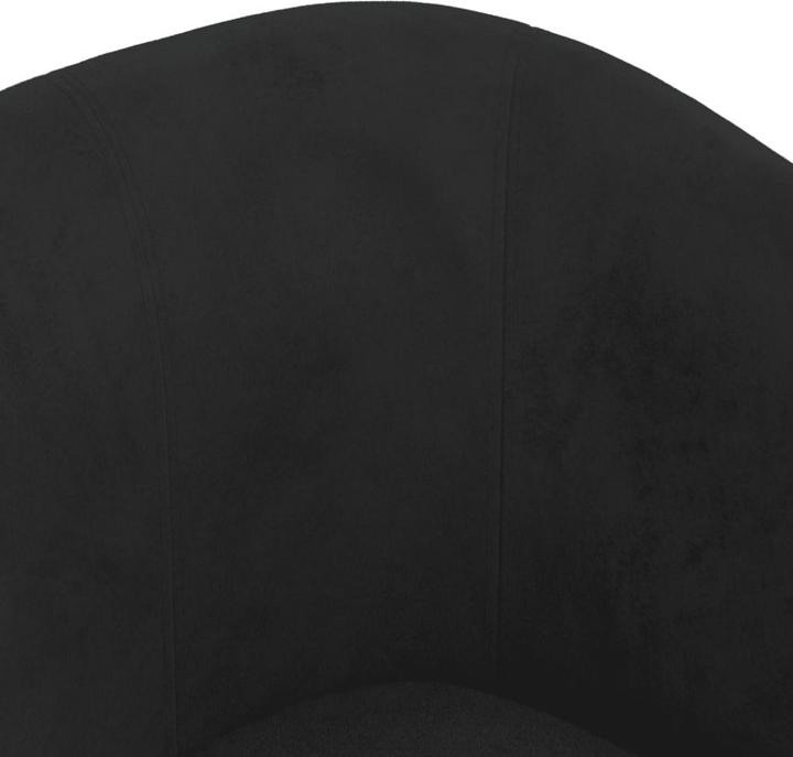 Produktbild VidaXL Clubsessel Schwarz Samt,Farbe: Schwarz,Material: Samt (100