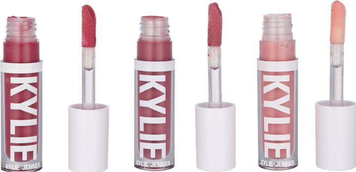 Immagine prodotto Kylie Jenner Lip Gloss (Tentazione di rosa 3,22 ml, Guai Rosa 3,22 ml, Bacio ai frutti di bosco 3,22 ml)