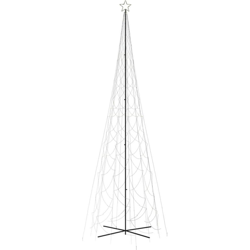 VidaXL, Weihnachtsbeleuchtung, LED-Weihnachtsbaum Kegelform Warmweiss 3000 LEDs 230x800 cm