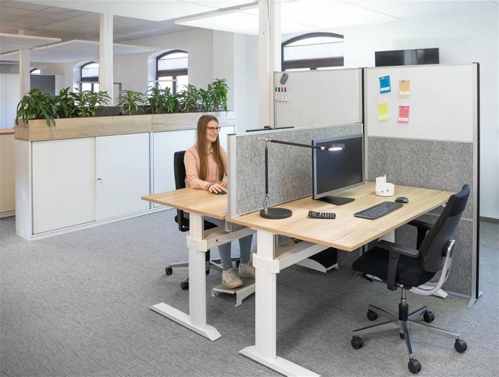 Immagine prodotto Maul Divisorio da tavolo MAULconnecto Uplight 160x50cm Acoustic d.gr/an (160 x 50 cm)