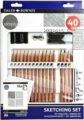 Image du produit Daler-Rowney SKETCHING SET DR 40 pcs.