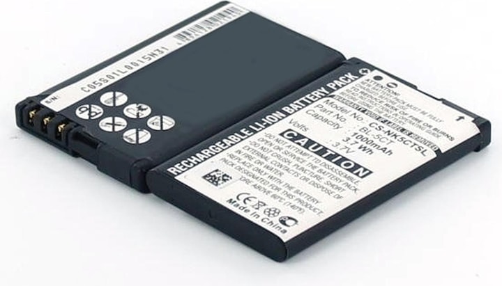 Produktbild AGI Handyakku kompatibel mit Nokia C5 - Akku - Schwarz - Lithium-Ion (Li-Ion) - 700