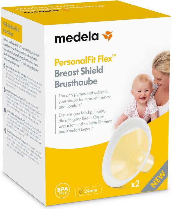 Produktbild Medela PersonalFit Flex, 2 Brusthauben Grösse M (24mm)