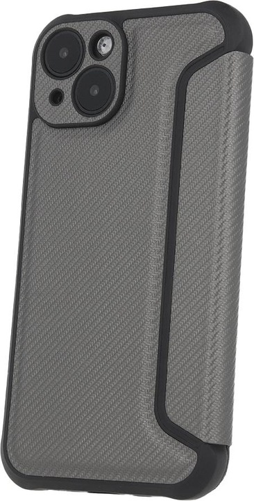 Immagine prodotto OEM Custodia Smart Carbon per iPhone 16 Pro Max 6,9" argento (Apple iPhone 16 Pro Max)