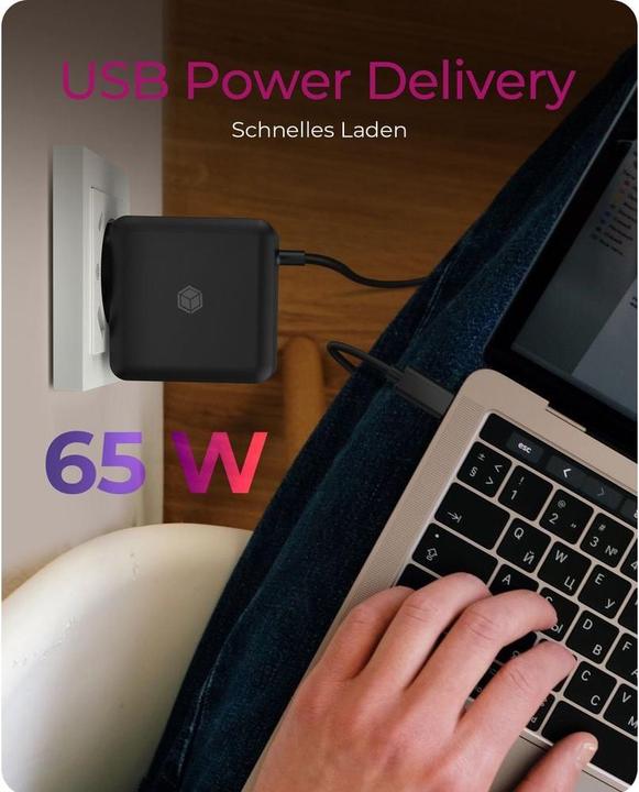 Produktbild Icy Box IB-PS111-PD (65 W, 1 Port)