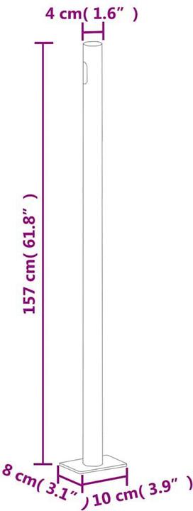 Image du produit vidaXL Seitenmarkise (6 m)