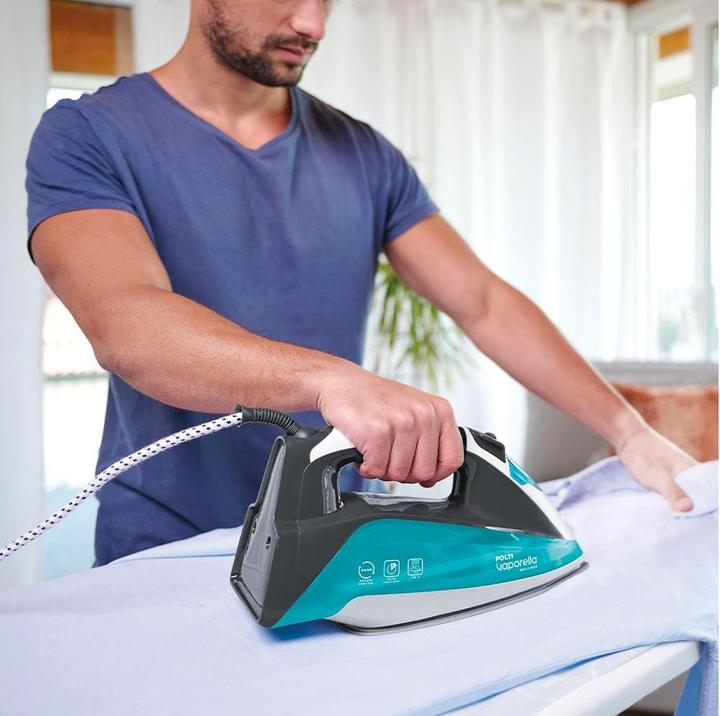 Actual product image Polti Iron PLEU0253 Vaporella Quick & Slide QS220 Steam Iron, 2400 W, Water tank capacity 350 ml, Cont (250 g/min)