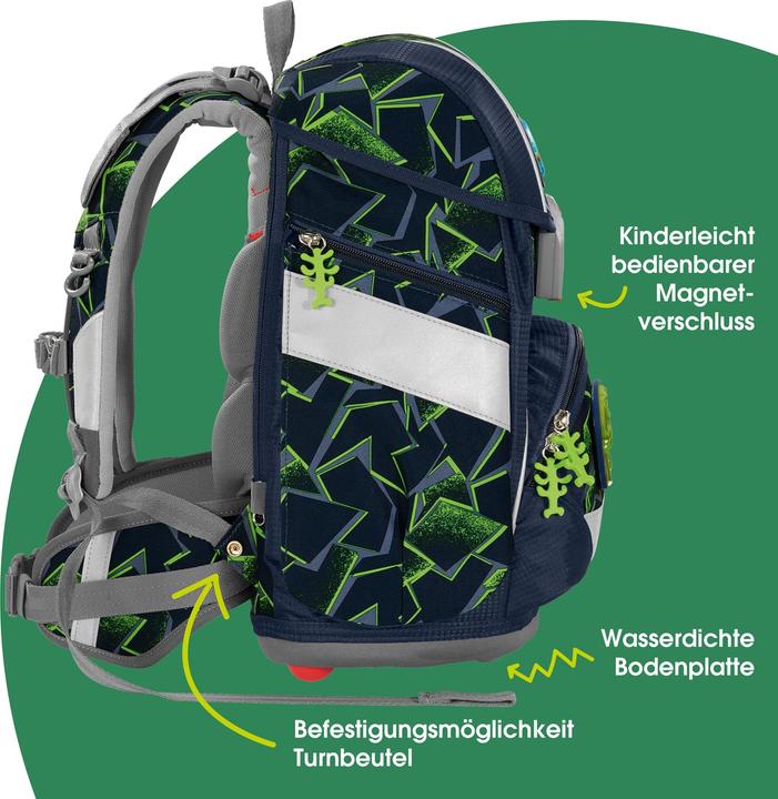 Produktbild Step by Step Schulranzen-Set Schulranzen-Set 2IN1 PLUS „Wild T-Rex Taro“, 10-tl (19 l)