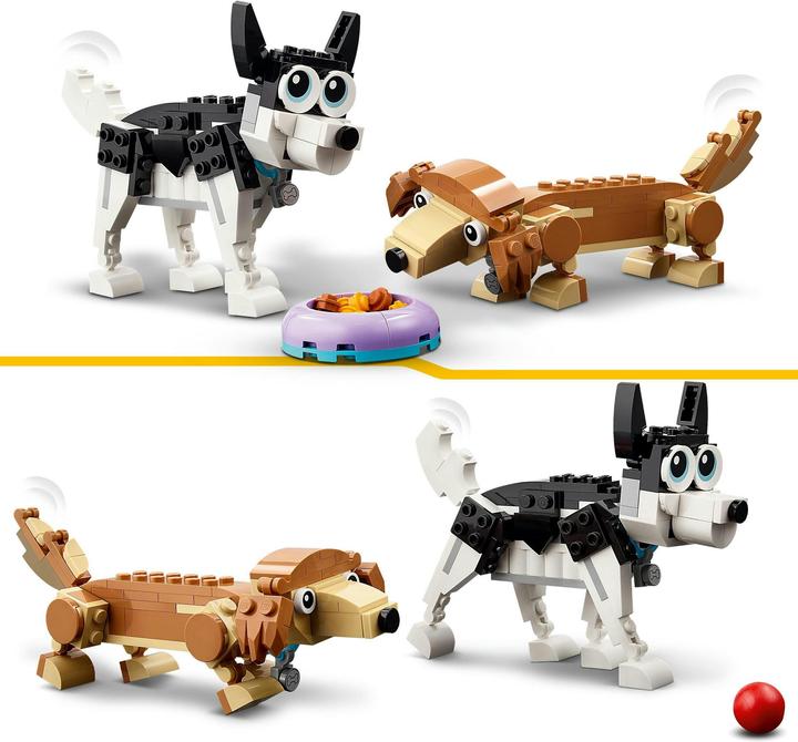 Actual product image LEGO Cute dogs (31137, LEGO Creator 3-in-1)