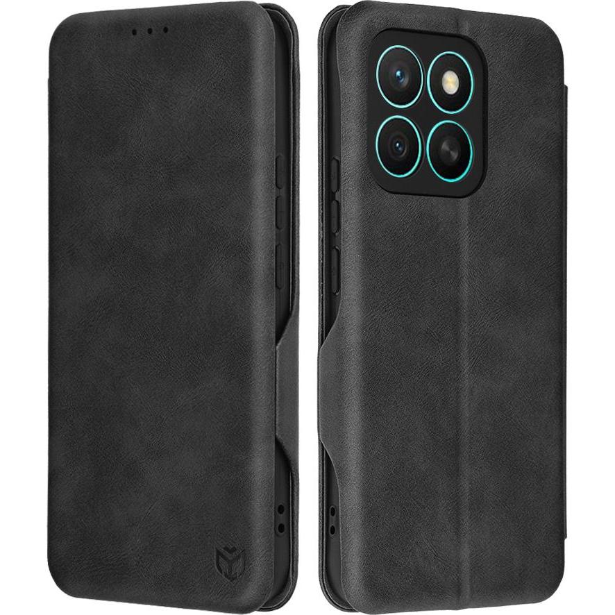 Techsuit - Safe Wallet Plus - Honor X8c - Black (Honor X8), Cover smartphone, Nero